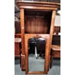 Single Victorian wardrobe with mirrored door