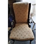 Victorian nursing chair