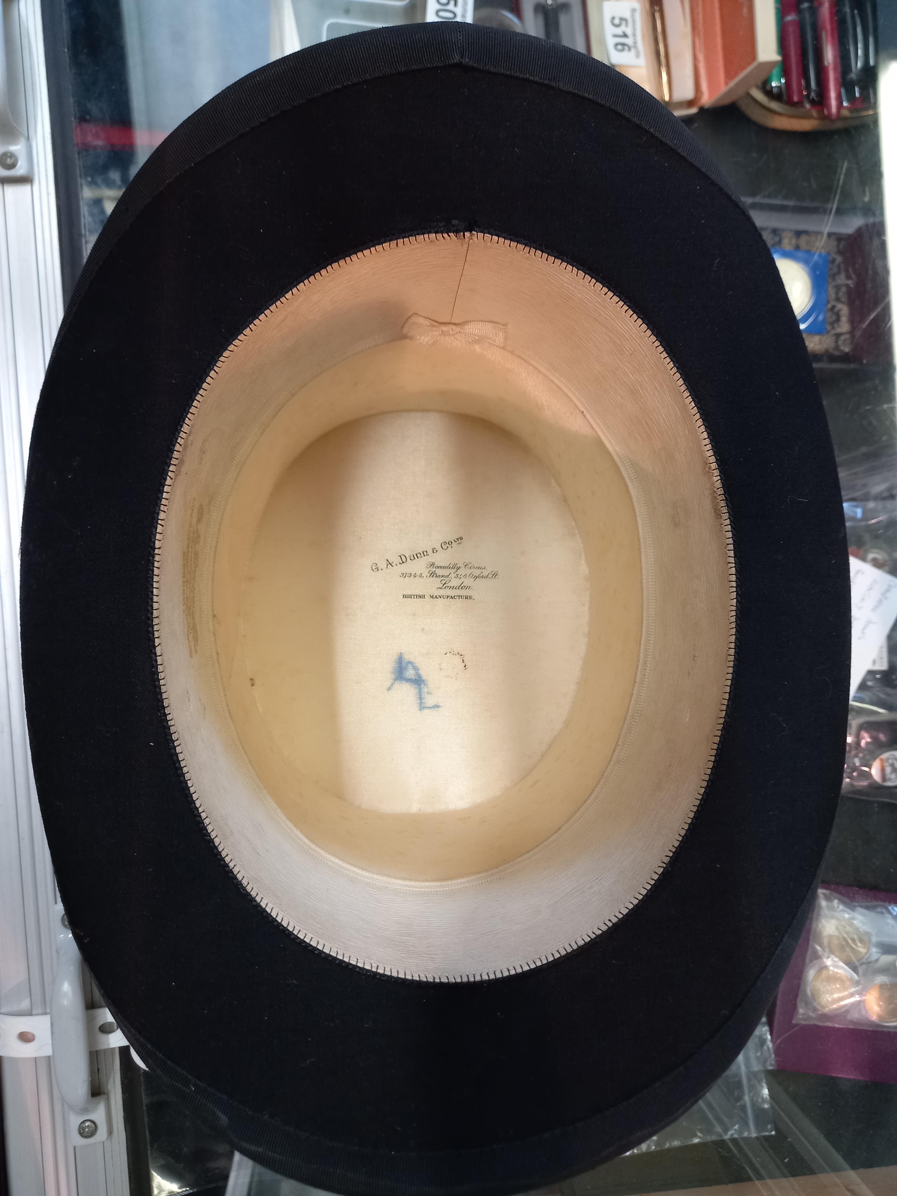 Black Top Hat by G.A Dunn & Co Ltd plus one other - Image 2 of 4