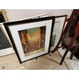 6 x large framed pictures