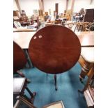 Antique Georgian Mahogany tilt top table