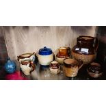 A collection of Doulton stoneware
