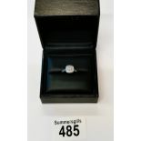 A Beautiful Diamond and Platinum engagement ring size K
