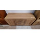 Modern veneered sideboard