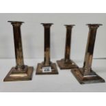 x4 Silver Candlesticks