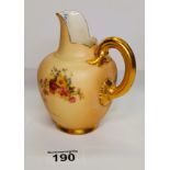 Royal Worcester flat back jug