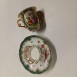 Meissen Cup and Unusual Saucer