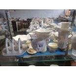 White Shelley China Set Plus Shelley "Pole Star" set and 1 Other