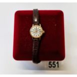 Ladies Gold Omega watch (working)