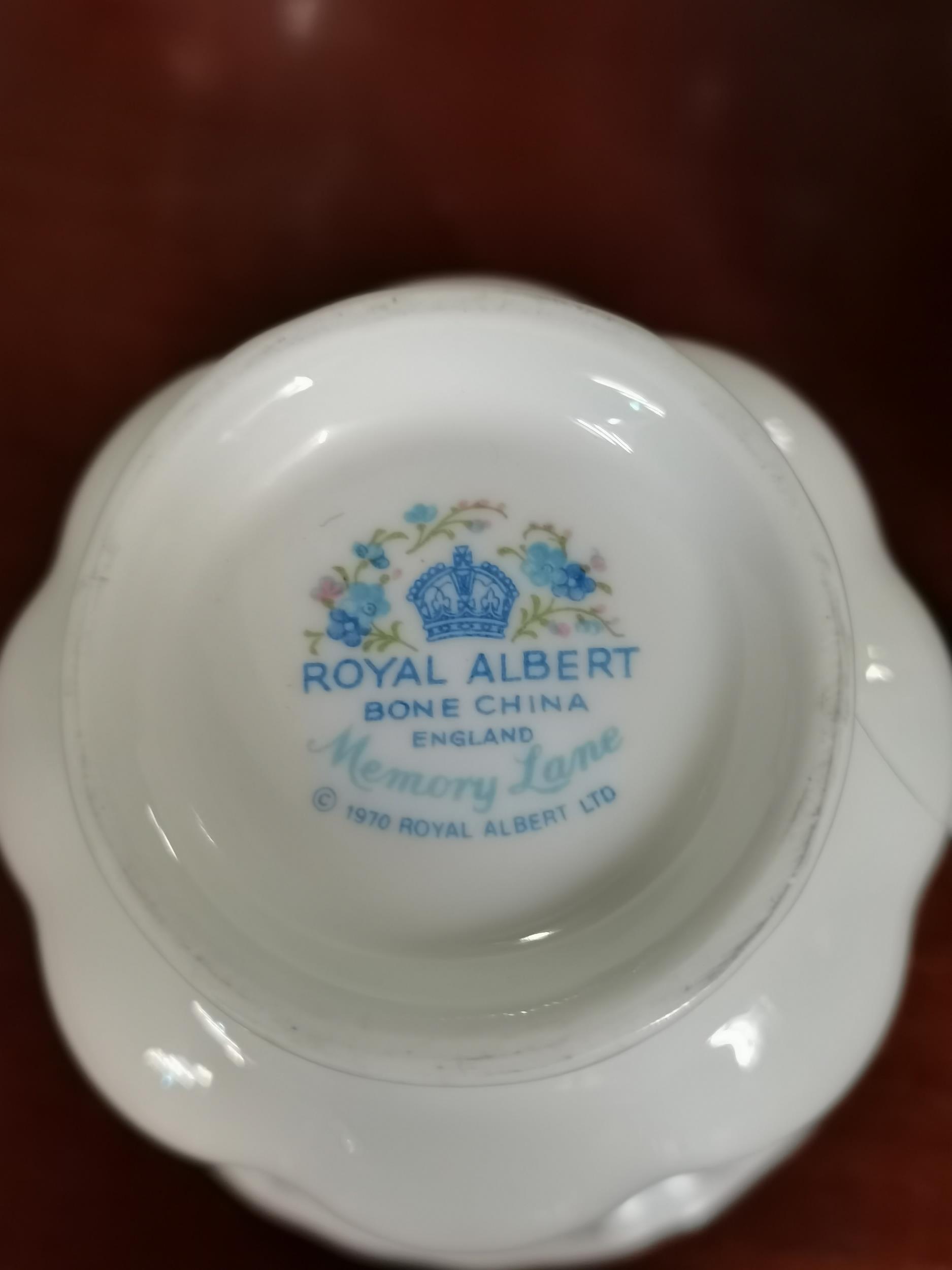 Royal Albert coffee set MEMORY LANE 1970s - Image 4 of 4