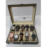 A collection of mens watches