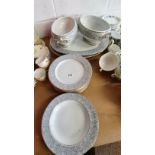 Royal China Works Worcester No3102 2 Very Large Platters 2 Turines and plates and Bowls