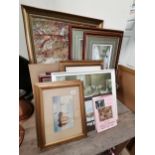 Framed pictures and prints