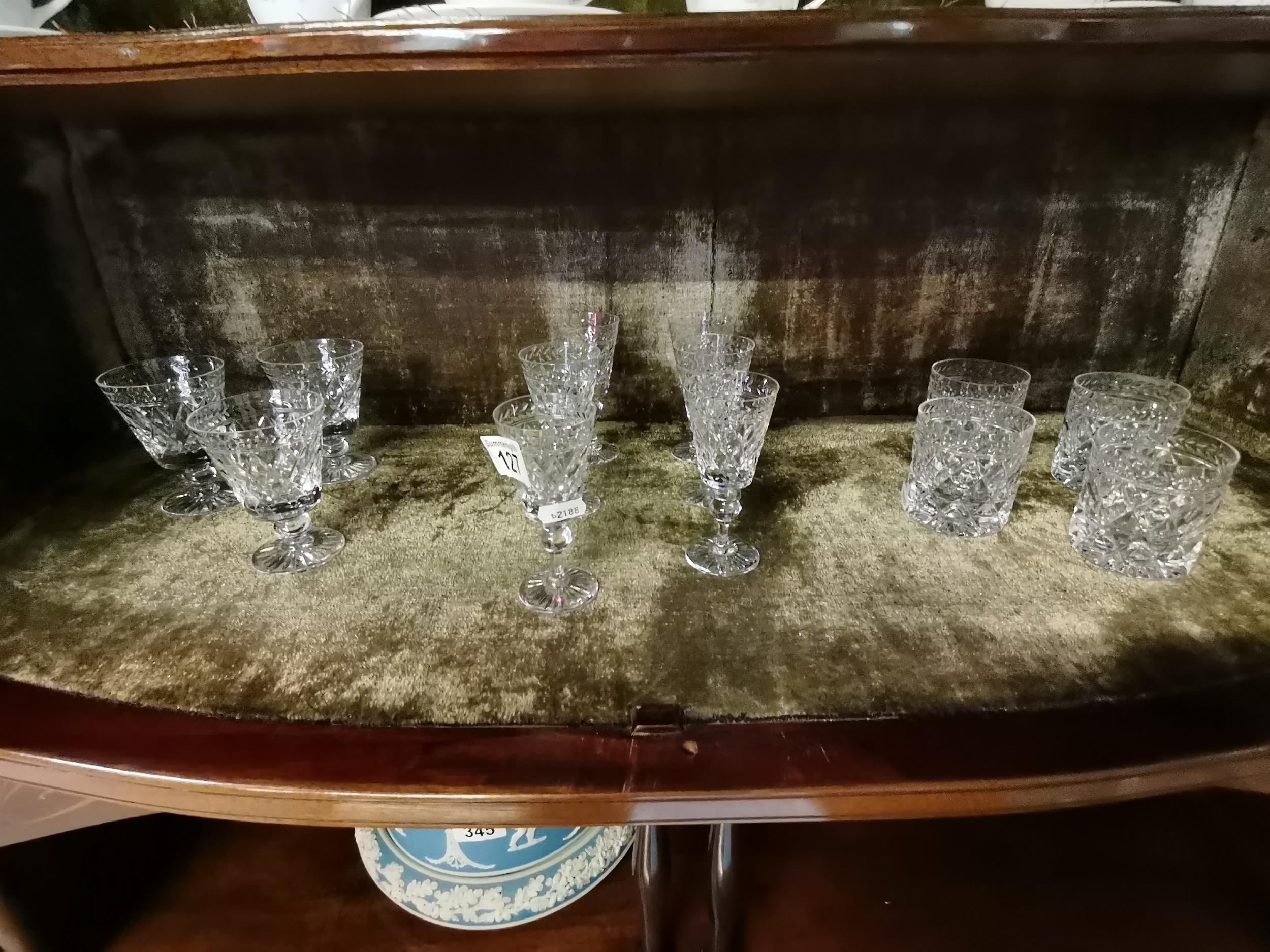 Collection of early cut glass