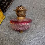Good collection of oil lamp parts