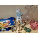Misc. china and ornaments incl Beswick cats