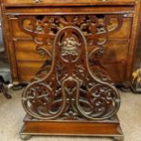 Victorian Walnut Canterbury/music stand