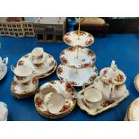 Royal Albert Old Country Rose tea set