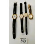 4 x misc. watches