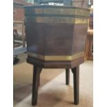 Georgian Octagonal Mahogany Wine Cooler