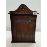 Art Nouveau wooden cabinet 29cm width