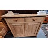 Antique pine sideboard