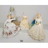 x4 Royal Doulton Ladies