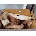 x2 Genuine animal fur scarfs from JW Scott Ltd with original box