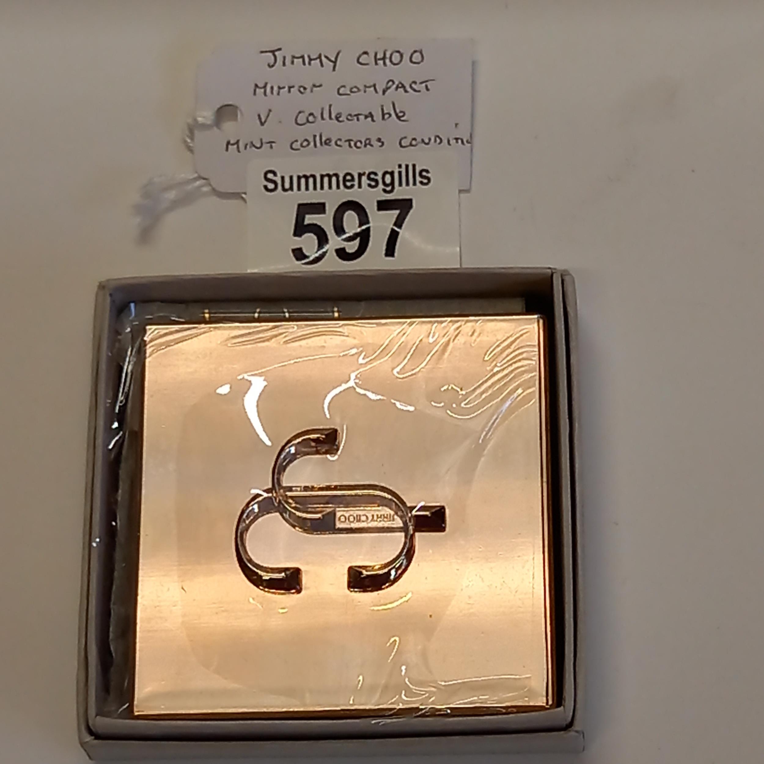 Jimmy Choo compact double mirror in original box