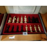 Studio Anne Carlton Chess set - The Battle of Waterloo