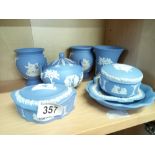 Vintage Wedgwood Soft Blue Jasperware