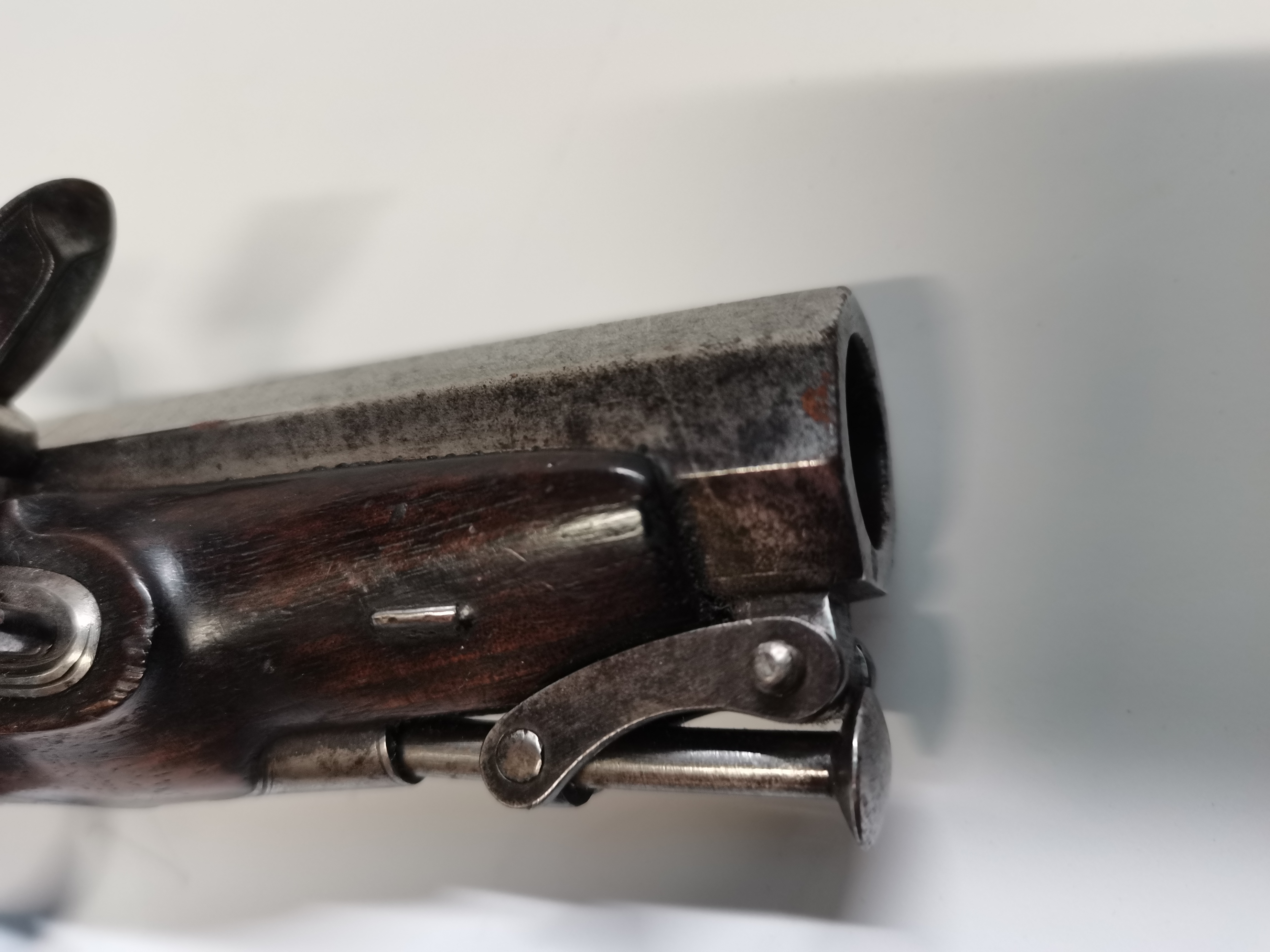 Kavanagh pistol with powder flask - Image 5 of 9