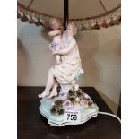 Meissen Lamp H33cm