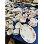 Extensive collection Royal Albert Lavender Rose dinner service