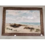 Oil of sea scape by SIDNEY EASTLAKE 1m x 75cm