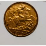 1/2 Sovereign 4grams 1909