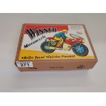 Tin motorbike toy in box - 'Winner'