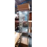 Glass display cabinet