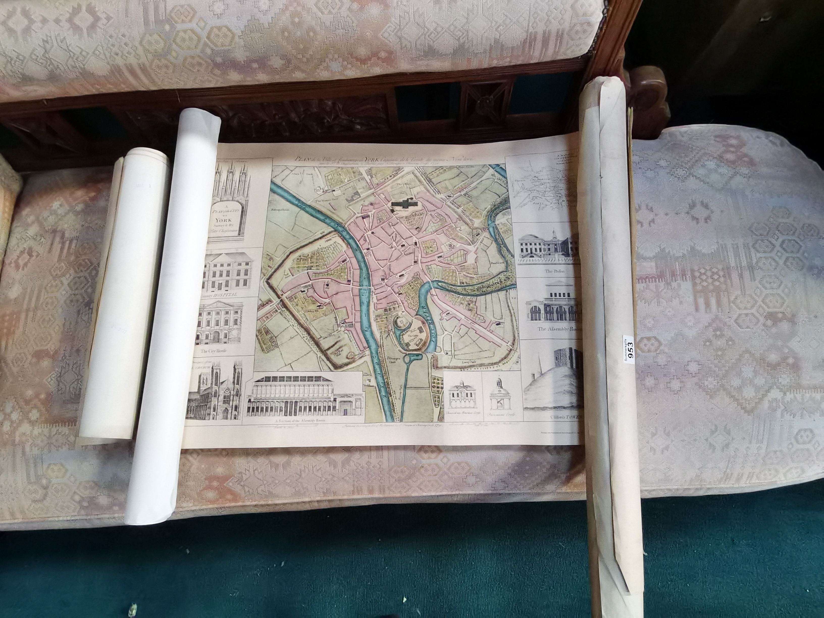 Maps and plans incl York, Ouseburn - Image 2 of 4