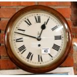 Vintage English Wall Clock with GR and Crown mark