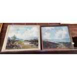 x2 Lewis Creighton oil paintings