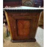 Antique mahogany with highly decorative beading and stringing good condition 60cm