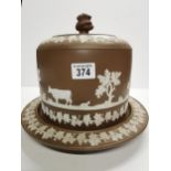 Brown Wedgwood Cheese Dish