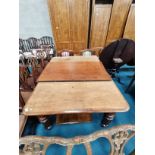 Antique draw leaf Mahogany dining table