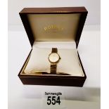 9ct Gold Rotary Ladies watch