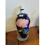 Moorcroft Blue Magnolia Lamp