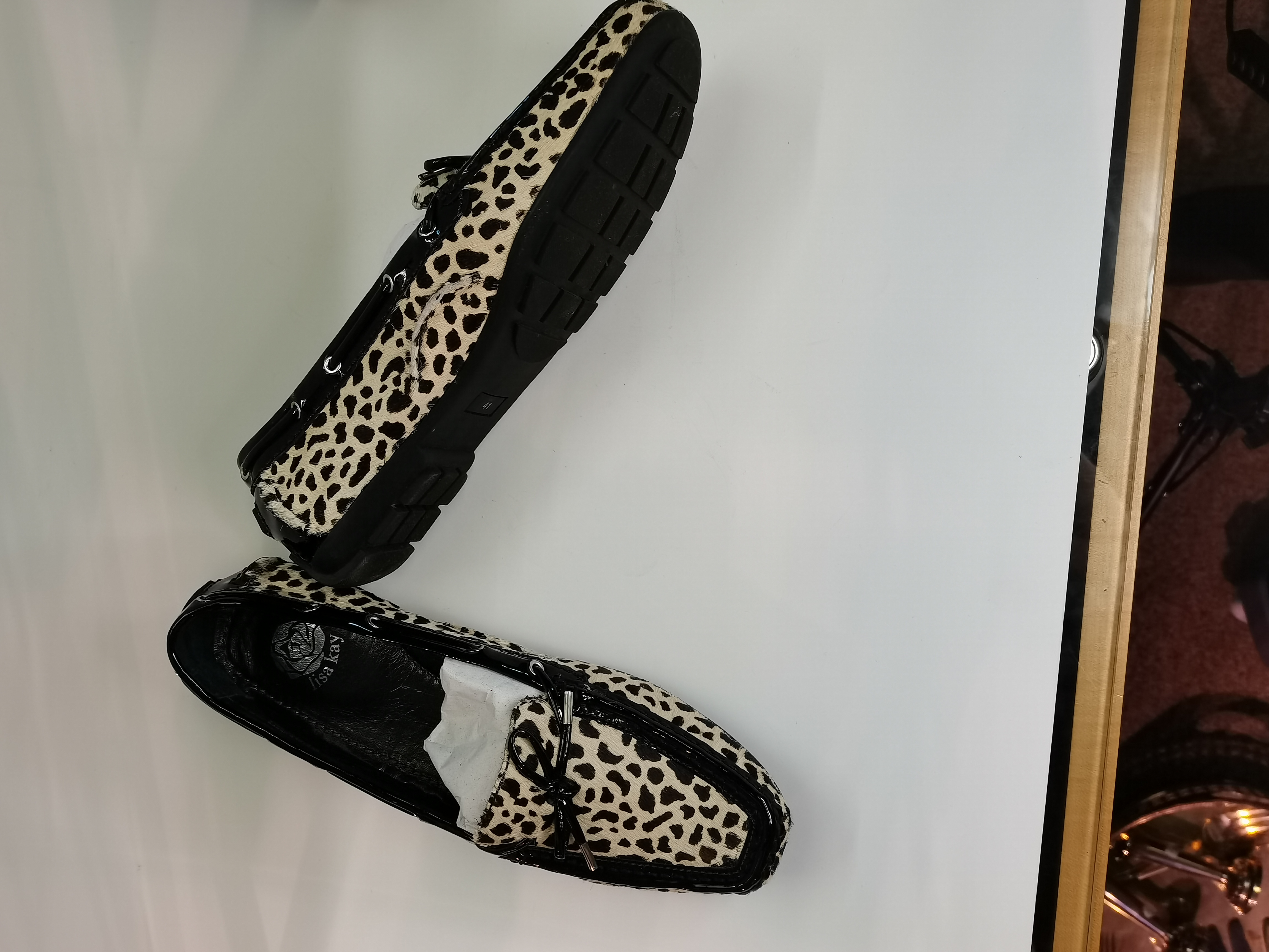 x2 pairs of animal print loafers - Image 4 of 5