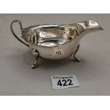 Hallmarked Silver Gravy Boat