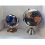 2 Globes One Brown One Blue(A/F)