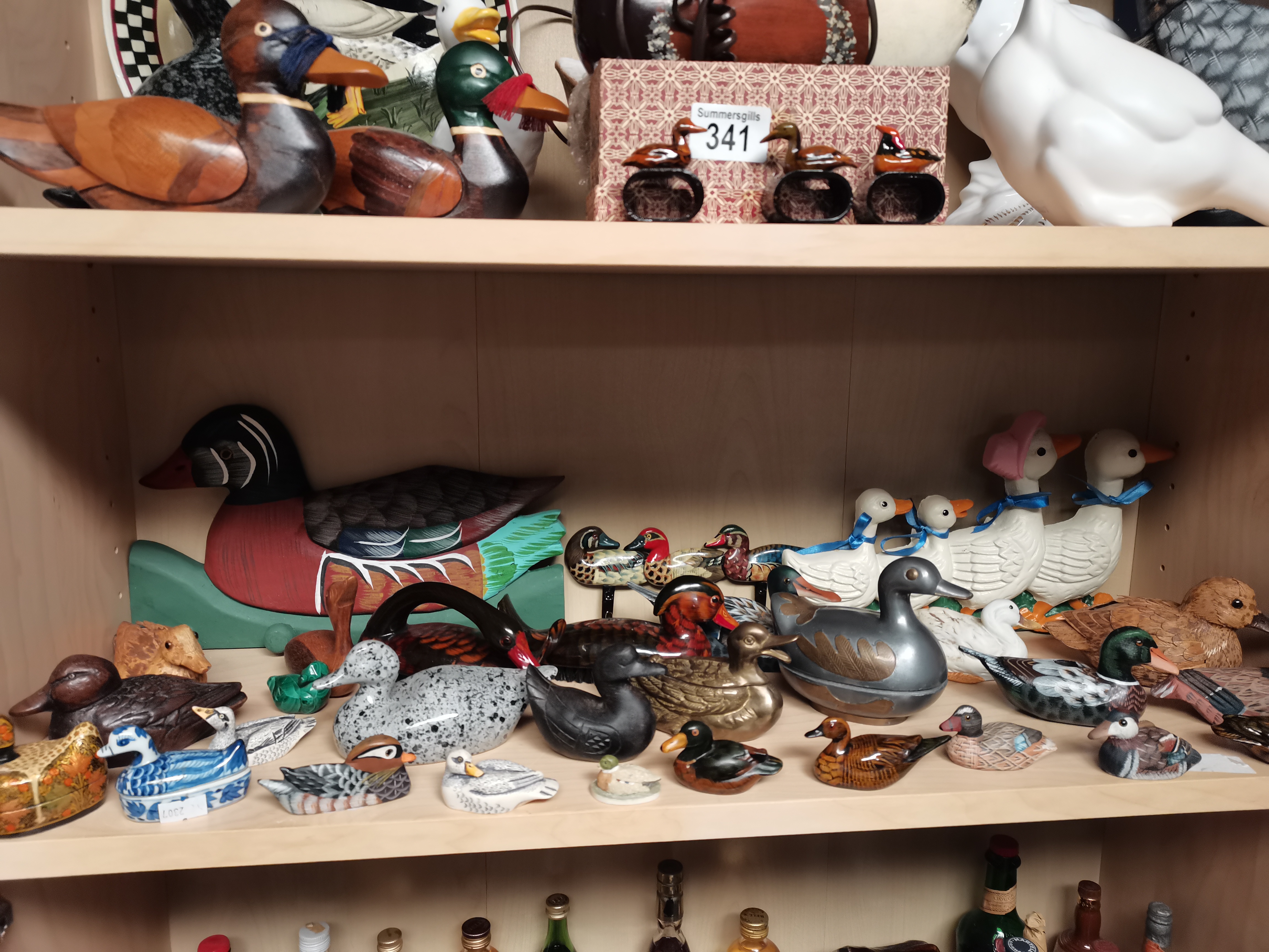 Large collection of Ceramic and Wooden ducks - Image 3 of 4